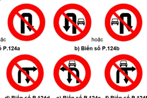 Từ 1-11: Thay đổi biển giao thông cấm rẽ, quay đầu xe