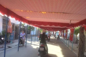 Dựng rạp làm đám trên đường bị phạt đến 6 triệu đồng