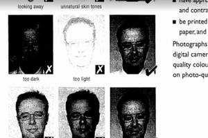 Chụp ảnh để làm hộ chiếu theo tiêu chuẩn quốc tế