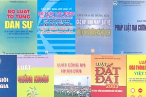 21 luật và bộ luật có hiệu lực thi hành trong năm 2018