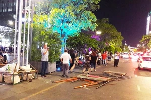 Sáng mai, cấm phương tiện lưu thông trên đường Lê Thánh Tôn