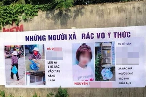 Vụ 'chỉ mặt bêu tên' người xả rác, UBND phường nói gì?