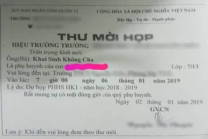 “Khai sinh không cha” và những kiểu thư mời gây ức chế