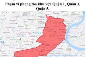 Cấm xe ra vào một loạt tuyến đường trung tâm TP.HCM