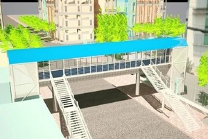 Cầu bộ hành có thang máy sắp xuất hiện ở TP.HCM