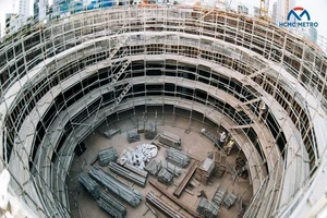 Cận cảnh ga Trung tâm Bến Thành tuyến metro số 1