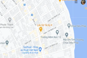 Chú ý lưu thông qua khu vực đường Bình Lợi, Bình Thạnh