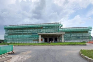 Các toà nhà tại Depot, tuyến metro số 1 đang dần hoàn thiện