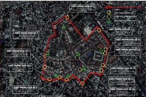 Hóc Môn cấm phương tiện dừng, đỗ trên QL 22 để phòng dịch