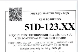Mới: Đi qua vùng thực hiện Chỉ thị 16 không cần giấy nhận diện phương tiện