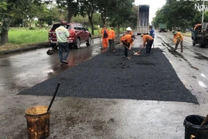 Một đơn vị bị 'tuýt còi' vì tái lập mặt đường không đảm bảo
