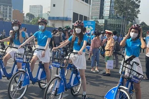 Chính thức khai trương dịch vụ xe đạp công cộng ở TP.HCM