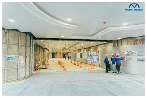 Cận cảnh ga Khu Công nghệ cao của metro số 1