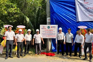 Công trình điện 33 tỉ đồng ở Cần Giờ hoàn thành để chào mừng lễ Quốc khánh