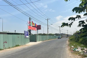 Tổ chức rào chắn để chuẩn bị thi công nút giao thông An Phú