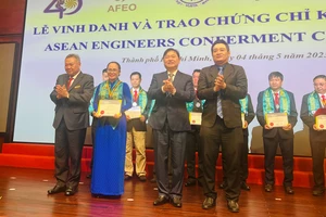 123 cá nhân điện được vinh danh là kỹ sư chuyên nghiệp ASEAN