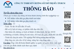 Tuyển gần 300 nhân sự vận hành metro Bến Thành - Suối Tiên