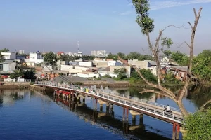 Sắp tháo dỡ cầu Phước Lộc cũ, huyện Nhà Bè