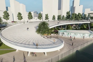 Cầu đi bộ qua sông Sài Gòn sẽ là biểu tượng mới của TP.HCM? 