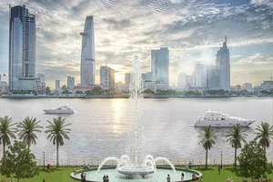 Lộ diện hình ảnh đài phun nước ở công viên bờ sông Sài Gòn