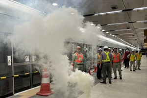 Nghiệm thu phòng cháy chữa cháy ở nhà ga metro số 1 Bến Thành - Suối Tiên