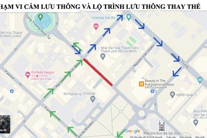 Chiếu vòng loại World Cup 2026, hạn chế lưu thông trên đường Nguyễn Huệ, TP.HCM