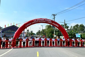 Thông xe đường Long Phước: Từng bước hoàn thiện hệ thống giao thông theo quy hoạch