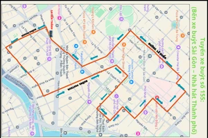 TP.HCM thông báo điều chỉnh lộ trình tuyến xe buýt số 155 và 156