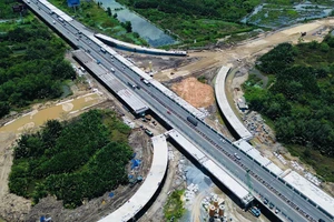 Nút giao Vành đai 3 với cao tốc TP.HCM - Long Thành - Dầu Giây gấp rút hoàn thành