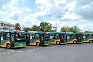 Một đơn vị xe buýt miễn phí cho hành khách trong Lễ 30-4 và 1-5