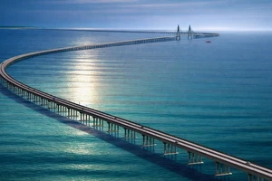 Lộ diện phối cảnh tuyệt đẹp của cầu đường vượt biển Cần Giờ - Vũng Tàu dài gần 15 km