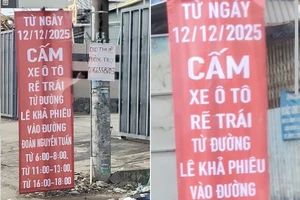 Cấm ô tô rẽ trái theo giờ từ đường Lê Khả Phiêu gây ùn ứ, TP.HCM điều chỉnh phương án