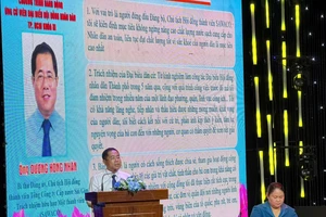 Chủ tịch SAWACO cam kết duy trì 100% hộ dân TP.HCM được cung cấp nước sạch