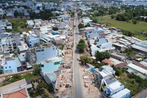 Đường Lã Xuân Oai đang được mở rộng lên 30 m