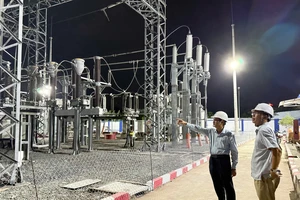 Trong 1 ngày, EVNSPC đóng điện thêm 3 công trình 110kV tại 3 tỉnh