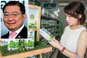 Vinamilk đang nắm giữ thị phần sữa lớn nhất tại Việt Nam. Ảnh nhỏ: Tỉ phú người Thái Lan gốc Hoa Charoen Sirivadhanabhakdi. Ảnh: TL