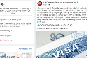 Khuyến cáo từ Lãnh sự quán Mỹ về hộ chiếu mẫu mới