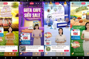 Người ảo livestream đã giúp nhiều mặt hàng như thực phẩm, thời trang, đồ gia dụng... của tiểu thương chợ Bến Thành đến với người tiêu dùng.