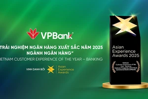 VPBank được vinh danh nhờ sáng kiến 'Giao dịch không giấy tờ'