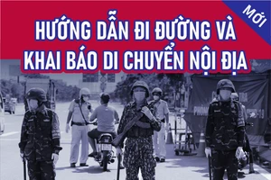 Hướng dẫn mới về việc đi đường và khai báo di chuyển nội địa tại TP.HCM