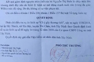 Đình chỉ vụ án bà mót mì chết sau khi 'tiếp' đoàn kiểm tra