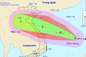 Khẩn: bão cấp 15 cực nguy hiểm vào biển Đông