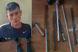 Bắt thanh niên dẫn 20 'đàn em' cầm súng, dao xử đối thủ 