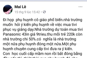 Công an Thanh Hóa lên tiếng vụ 'mời dân vì viết facebook'