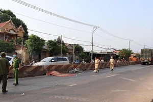 Lái xe container đâm tử vong tài xế xe tải vì mâu thuẫn đỗ xe