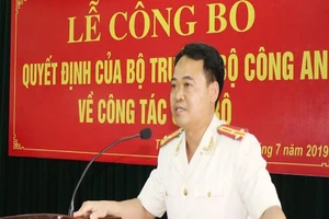 Bộ Trưởng Công an bổ nhiệm Trưởng Công an TP Thanh Hóa