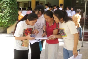 Phát nhầm đề thi khảo sát HS lớp 9, Thanh Hóa đổi lịch thi trong đêm