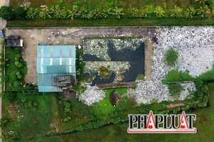 Ảnh: Lò đốt xử lý rác thải xây dựng hơn 5 tỉ bỏ hoang ở Thanh Hóa