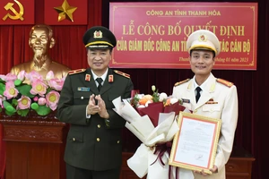 Thanh Hóa có tân Trưởng phòng tham mưu Công an tỉnh