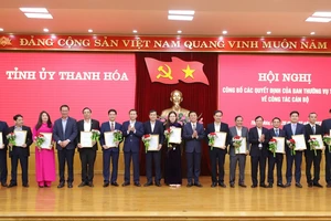 Ban Thường vụ Thanh Hóa bổ nhiệm nhiều lãnh đạo, cán bộ chủ chốt